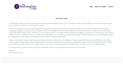 Desktop Screenshot of morningstar-lodge.org