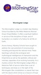Mobile Screenshot of morningstar-lodge.org